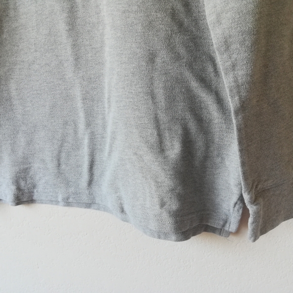 🌺💙 Bundle & Save The Children's Place Long Sleeve Pique Polo Gray Size XL - Picture 6 of 6